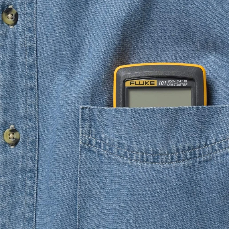 فلوك 101/101 +/101 عدة مقياس رقمي متعدد التيار المتناوب/تيار مستمر جهاز اختبار تردد مقاومة الجهد