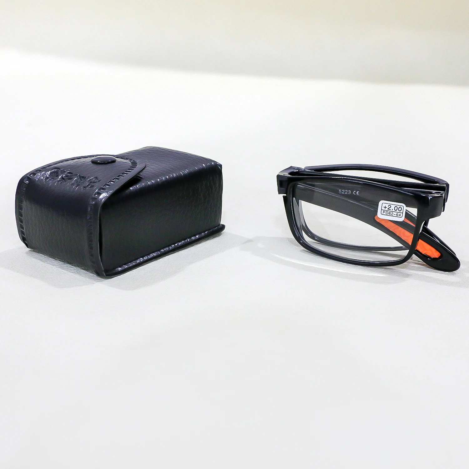 3 Stück faltbare Lesebrille für Männer und Frauen, klassische Brillen, angenehm zu tragen, praktisches Tragen, Geschenk-Brillenetui – Detail 12