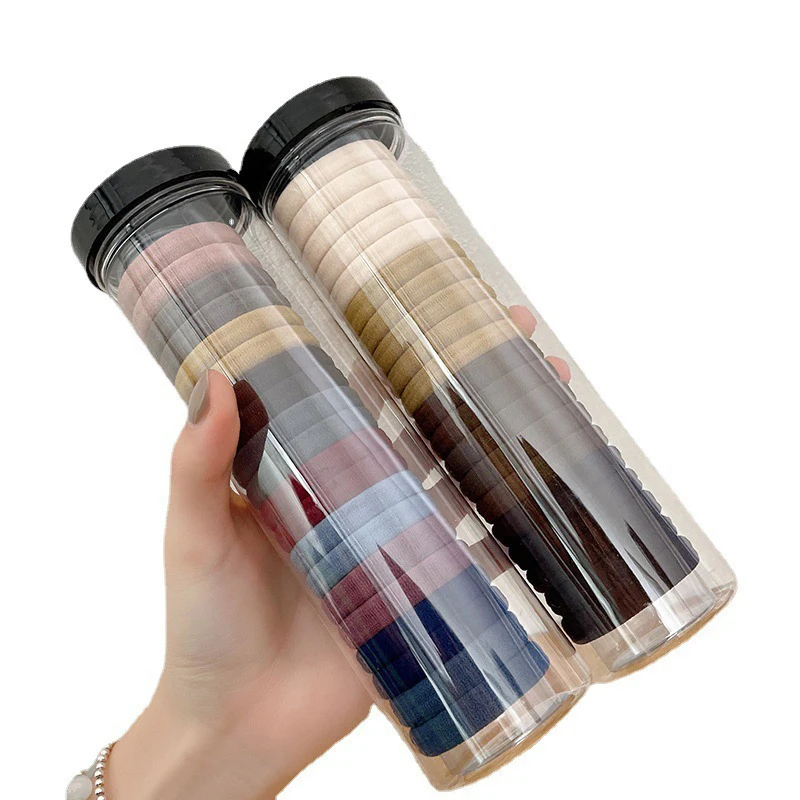 

20 шт./кор., консервированное кольцо для полотенец, высокоэластичное бесшовное простое однотонное кольцо для волос, держатель для хвоста, веревки для волос, аксессуары для волос