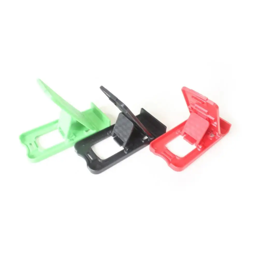 1 Pcs Mini Phone Holder Foldable PP Plastic Universal Mobile Phone Accessories Desktop Table Stand Bracket (Random Color)