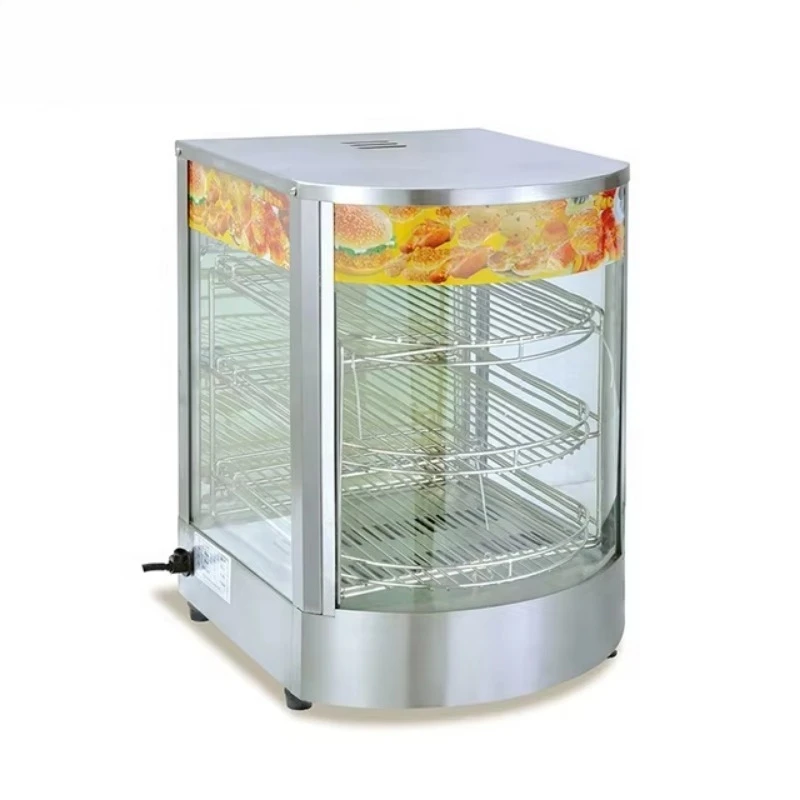 Electric heating food warmer factory price commercial fast food insulation cabinet