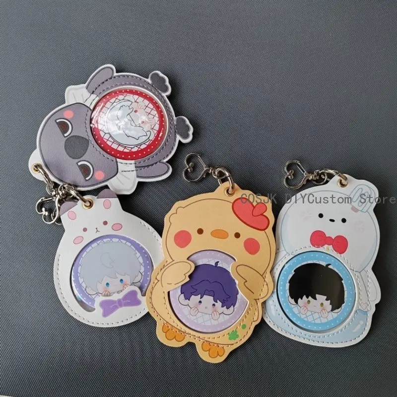 

Love and Deepspace Sylus Rafayel Zayne Xavier Cosplay Crow Snowman Badge Storage Sleeve Cartoon Display Pendant Anime Cute Gift