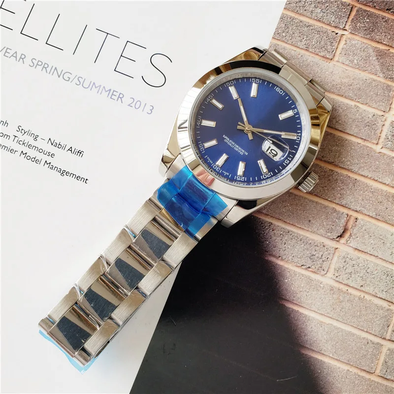 ​2025 Men's Automatic Mechanical Watch Stainless Steel Band Sapphire Crystal Waterproof Business Casual Luminous Self-Winding