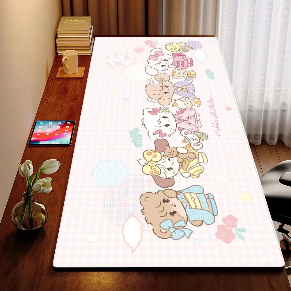 

Mikko Illustrations Mouse Pad MouseMat XXL Computer Accessories Large Keyboard Laptop Table Pad The New Product Gamer Gaming