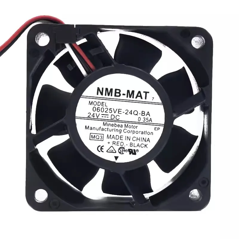 

New Cooler Fan for NMB 06025VE-24Q-BA 24V 0.35A 6CM high air volume Inverter cooling fan 60*60*25MM