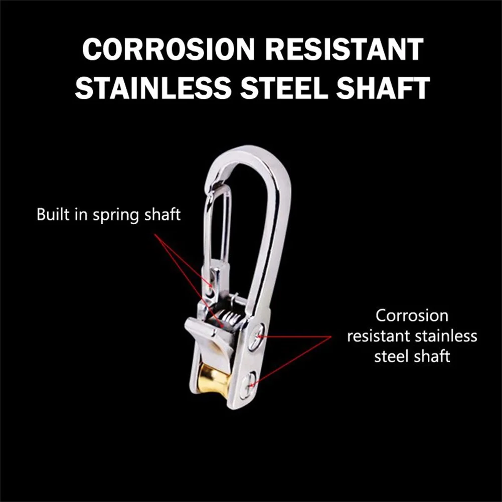 Lock Buckle Rope Roller Tensioner Silver Aluminum Nylon Cord Adjuster For 2 Roll Umbrella Camping Gear Outdoor Hardware Tool