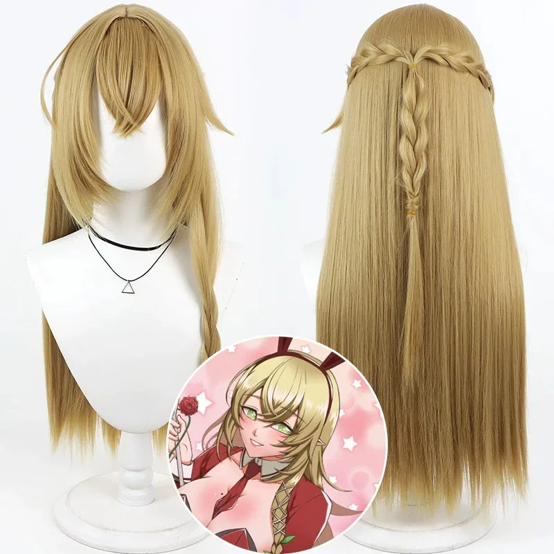 Парик для косплея COMPASS Stella Lalah Silva Bunny Girl, парик из высококачественного синтетического волокна для косплей-вечеринок и конвенций