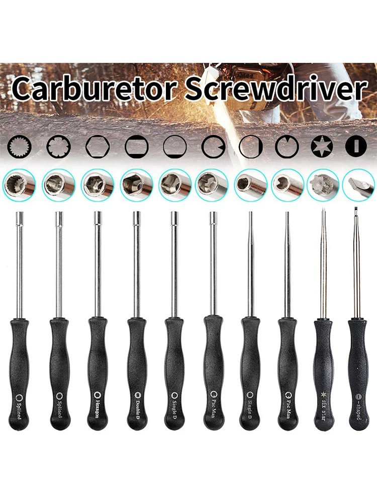 AliExpress 10 Pcs Carburetor Adjustment Tool Screwdriver Kit for 2 Cycle Carburator Adjusting Small Carb Tune