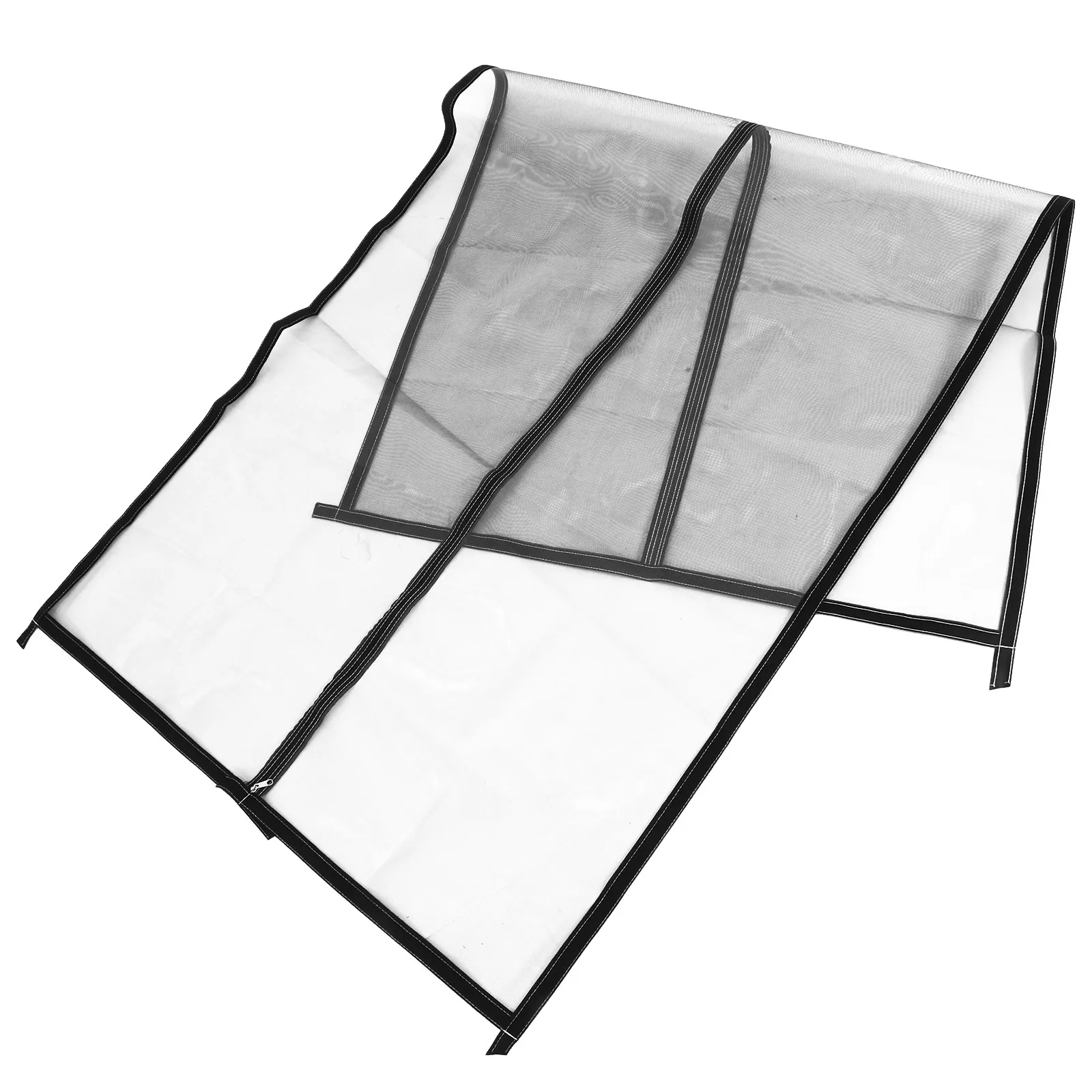 Zipper Cat Screen Door Heavy Duty Mesh Pet Screen Door for Home Use Easy Installation Fresh Air Flow Pet Escape Prevention S