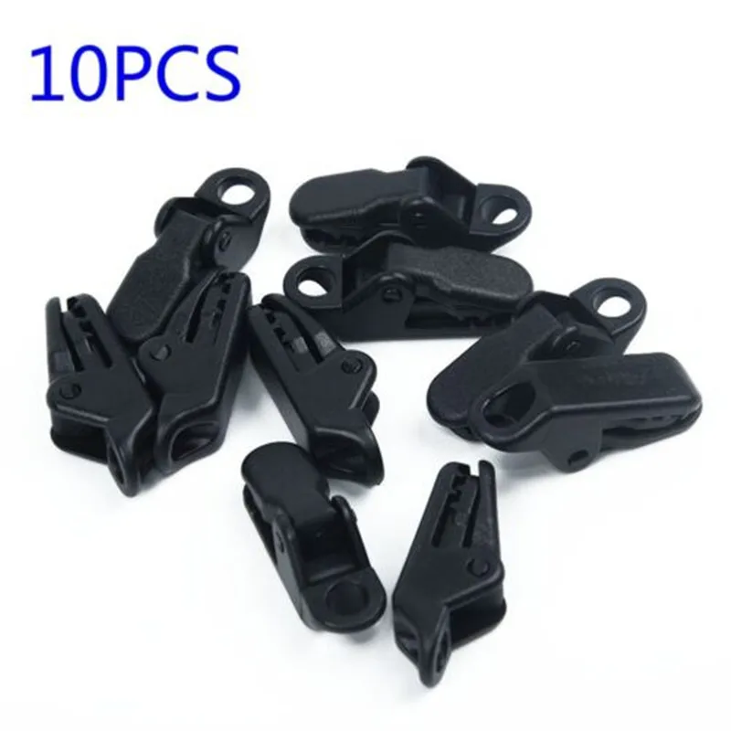 

10PCS Awning Canopy Clamp Alligator Clip Hook Camping Tent Tarp Clips Holder