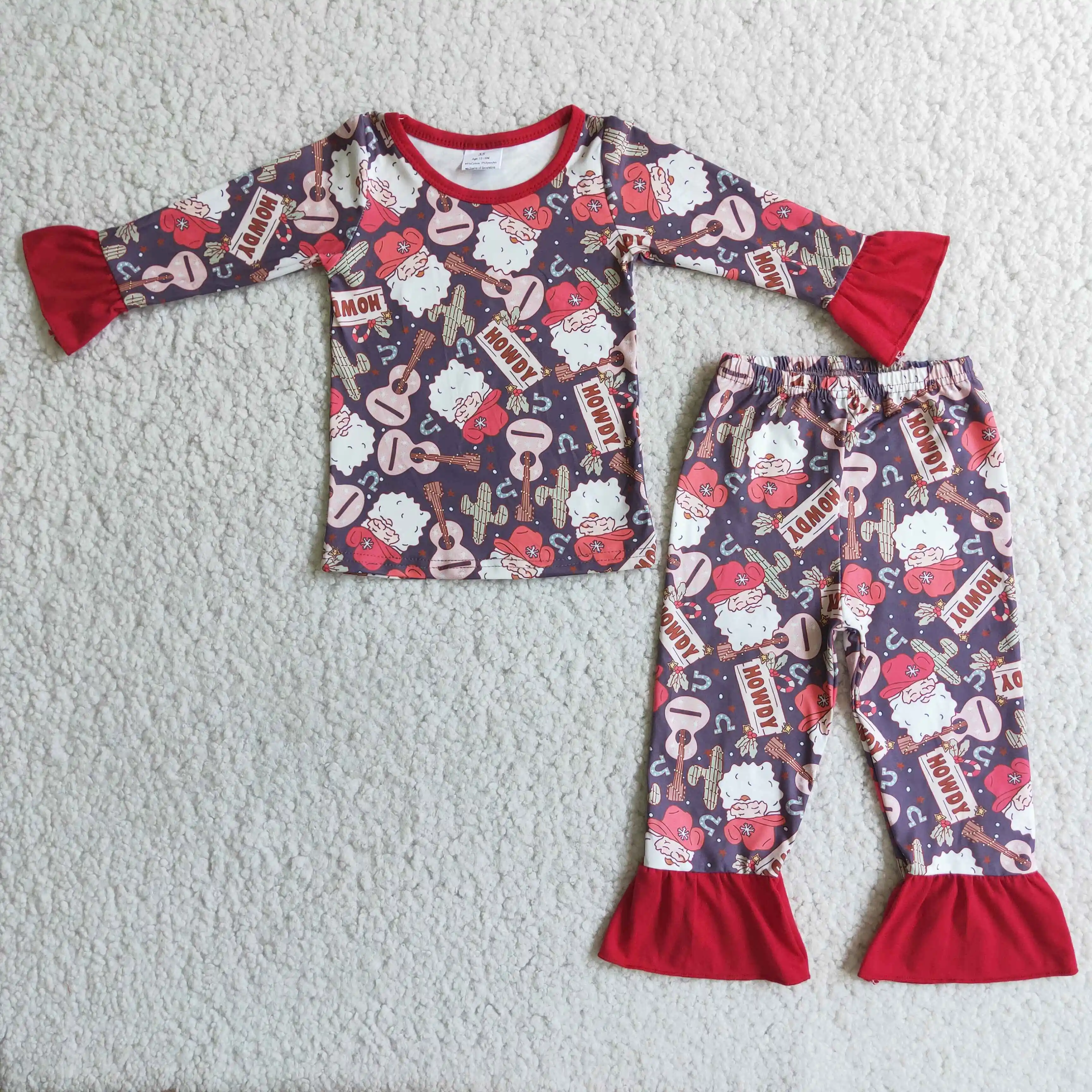 

Promotion Toddler Items Boutique Clothes Long Sleeve Top With Pants Set Kids Girl Fall Outfits