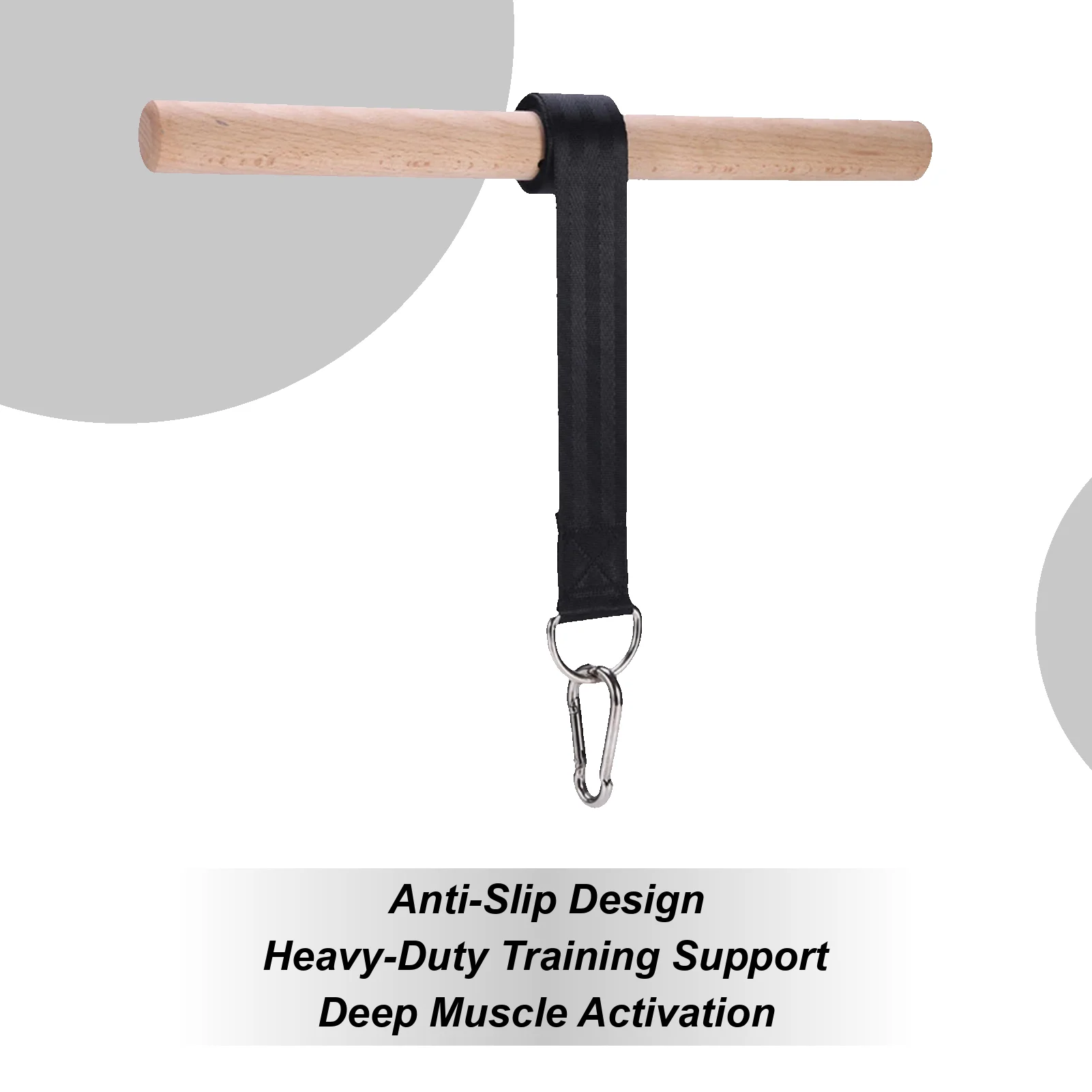 

Тренажер для силы предплечья Ролик для укрепления предплечья с деревянной ручкой Сверхмощное укрепляющее оборудование для рук и рук