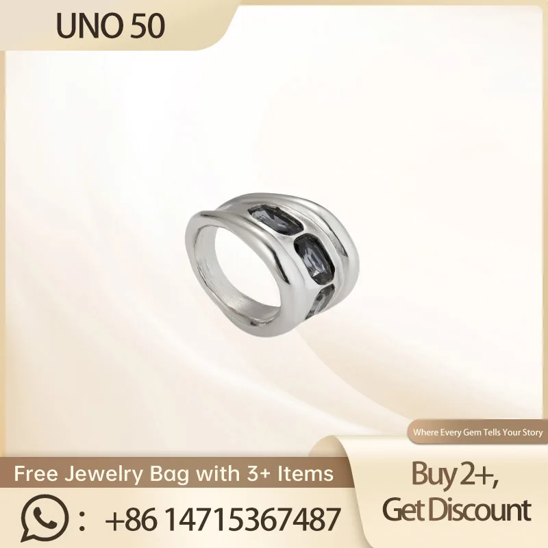 UNO 50 2024 New S925 Sterling Silver Ring - Beautiful and Affordable Jewelry for All Occasions and Styles