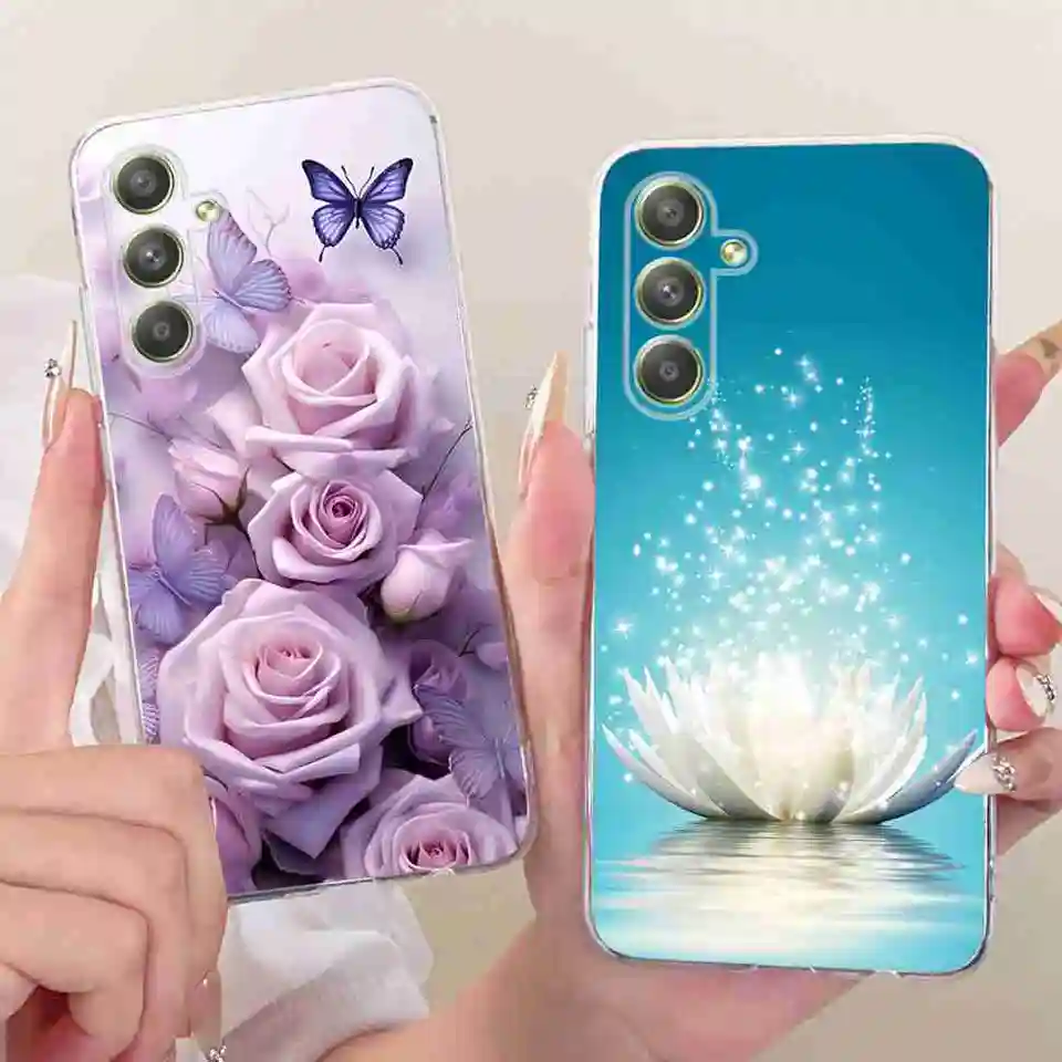 Funda transparente de TPU con diseño retro de dragón para Samsung Galaxy A54 5G A54 A546V A546U 4