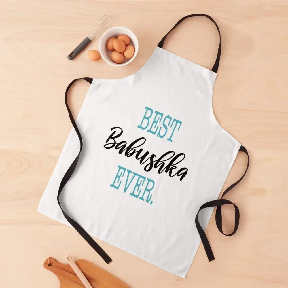 

Best Babushka Ever Apron Kitchen Apras Man barber men Household Items Apron