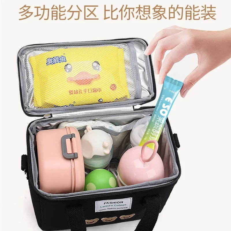 Cartoon Large Capacity Baby Diaper Bag for Maternity Kids Handbag Waterproof Fashion Bag for Women