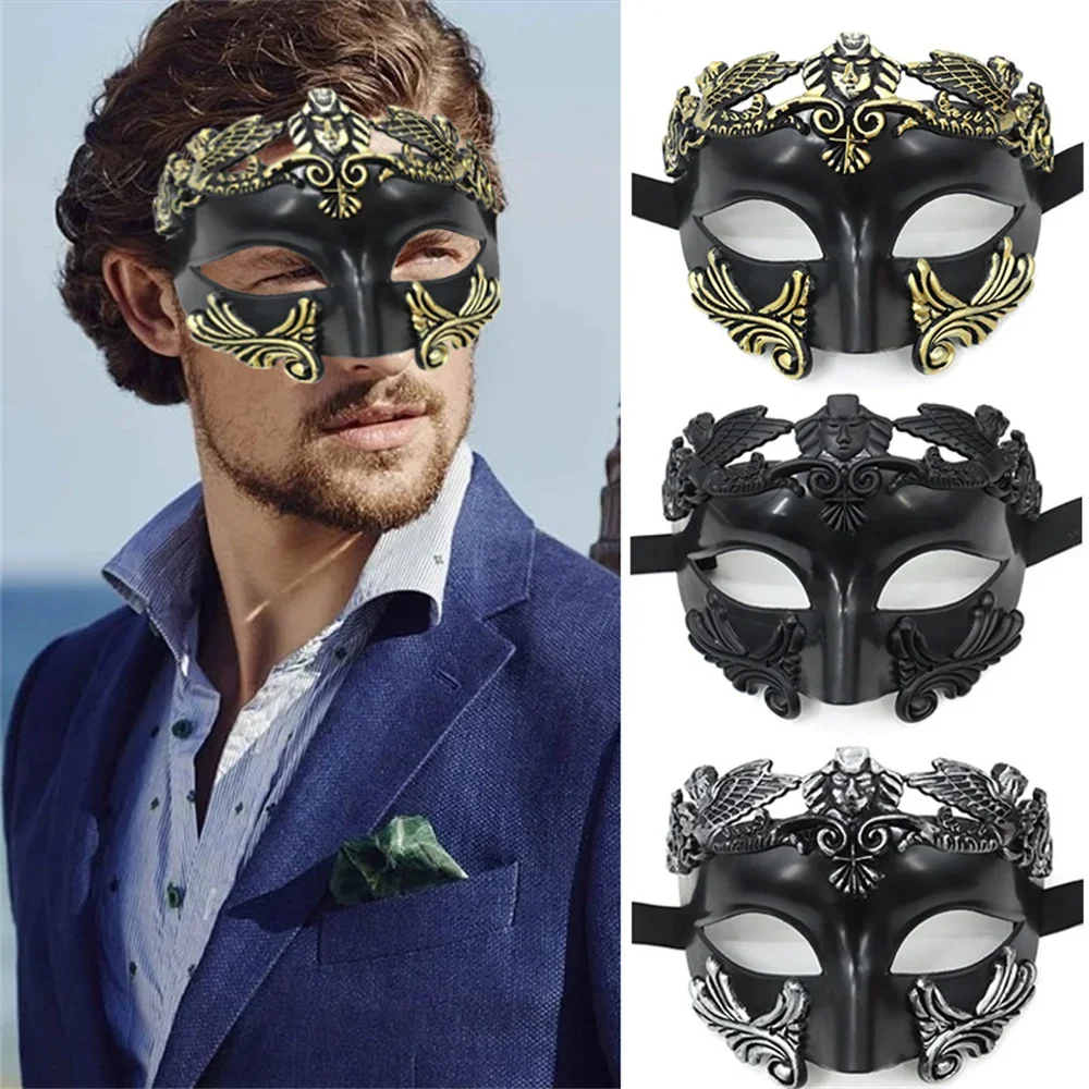 Antique Mardi Gras-Masks Carnival-Masquerade Half Face Mask Costume Party Supplies Venetian Masks Decor For Women Men