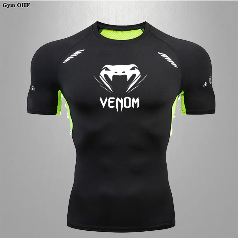 T Shirt Men High Quality Running Sweat Shirts Men Bodybuilding Sport Short Sleeve Compression Swearshirt Gym Fitness Clothing