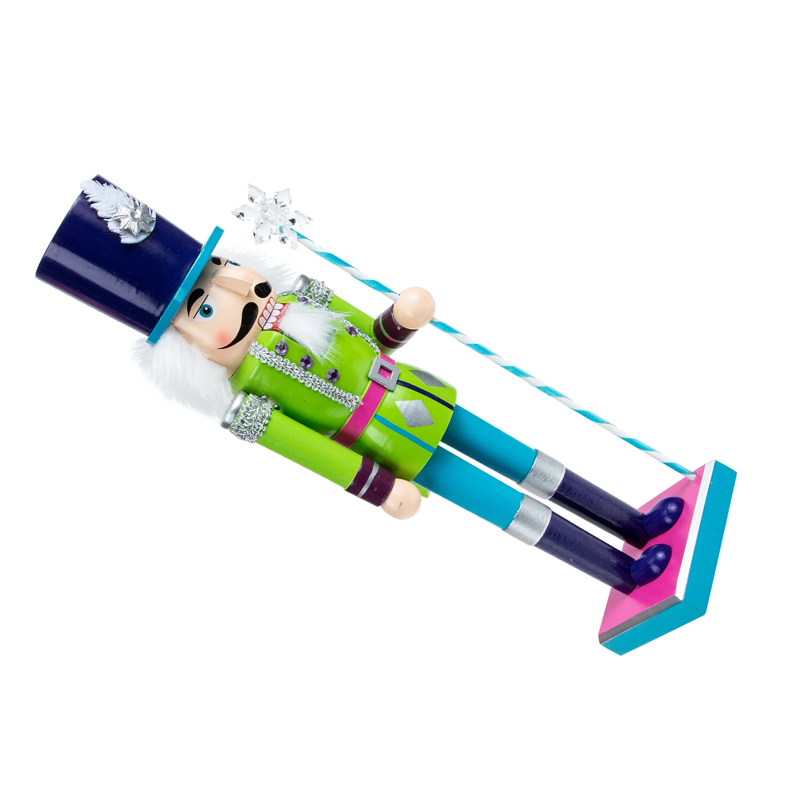 

Wooden Nutcracker Soldier Christmas Ornament Unique Holiday Decoration Xmas Party Supplies Gift Wood Nutcrackers Soldier