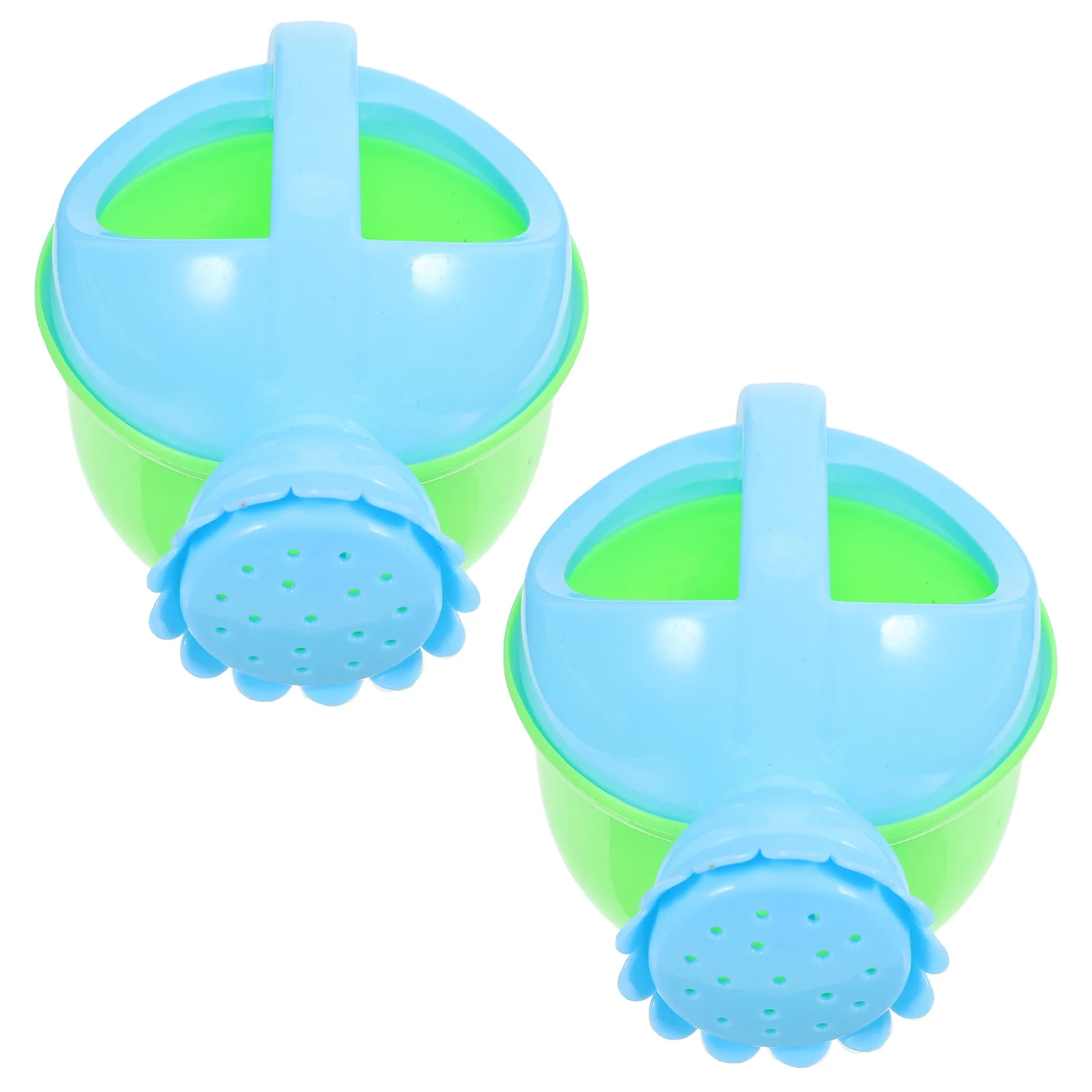 

2pcs Children Bathing Mini Watering Can For Toddlers High Grade Plastic Baby Shower Fun Squeezable Bath Time Play Summer
