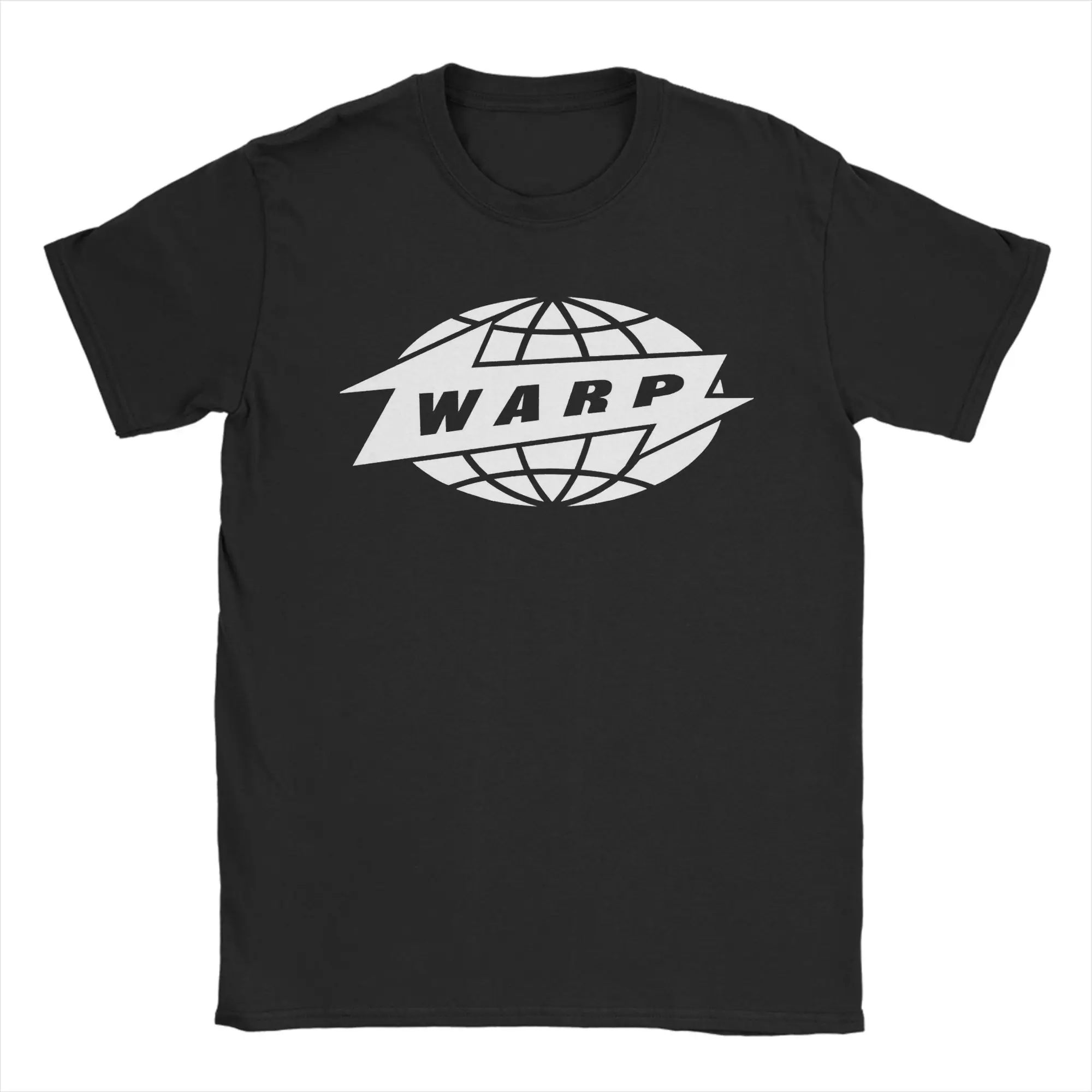 Men's Warp Records T Shirts  100% Cotton Clothing Funny Short Sleeve Crew Neck Tees Birthday Gift T-Shirt