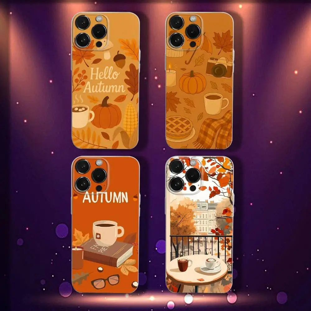 

Autumn Autumn Scenery Phone Case For iPhone 17,16,15,14,13,12,11 Pro,Max,Plus,X,XS,XR,SE4,E Mini Transparent Soft Cover