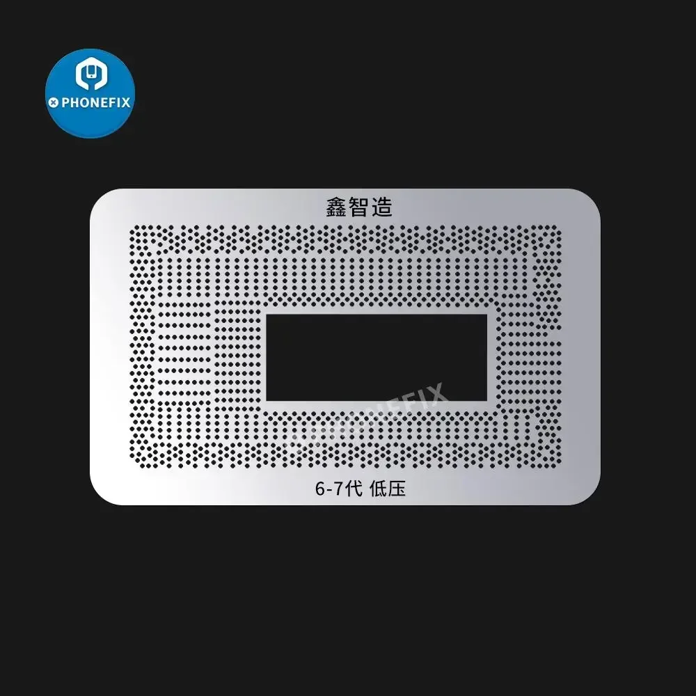 XinZhiZao 19 IN 1 MAC BGA CPU Reballing Stencil Plant Tin Platform for Macbook 2010-Air Pro Soldering Positioning Repair Plates