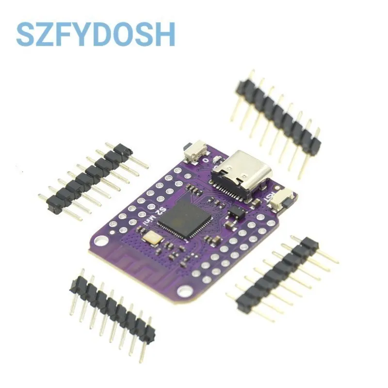 S2 Mini V1.0.0 WIFI IOT Board based ESP32-S2FN4R2 ESP32-S2 4MB FLASH 2MB PSRAM Compatible with Arduino  MicroPython 