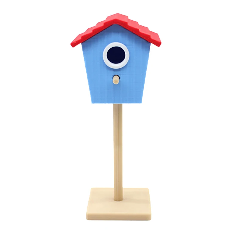 1:12 casa de muñecas en miniatura, casa de pájaros, jardín, patio, modelo de decoración, juguete, accesorios para casa de muñecas