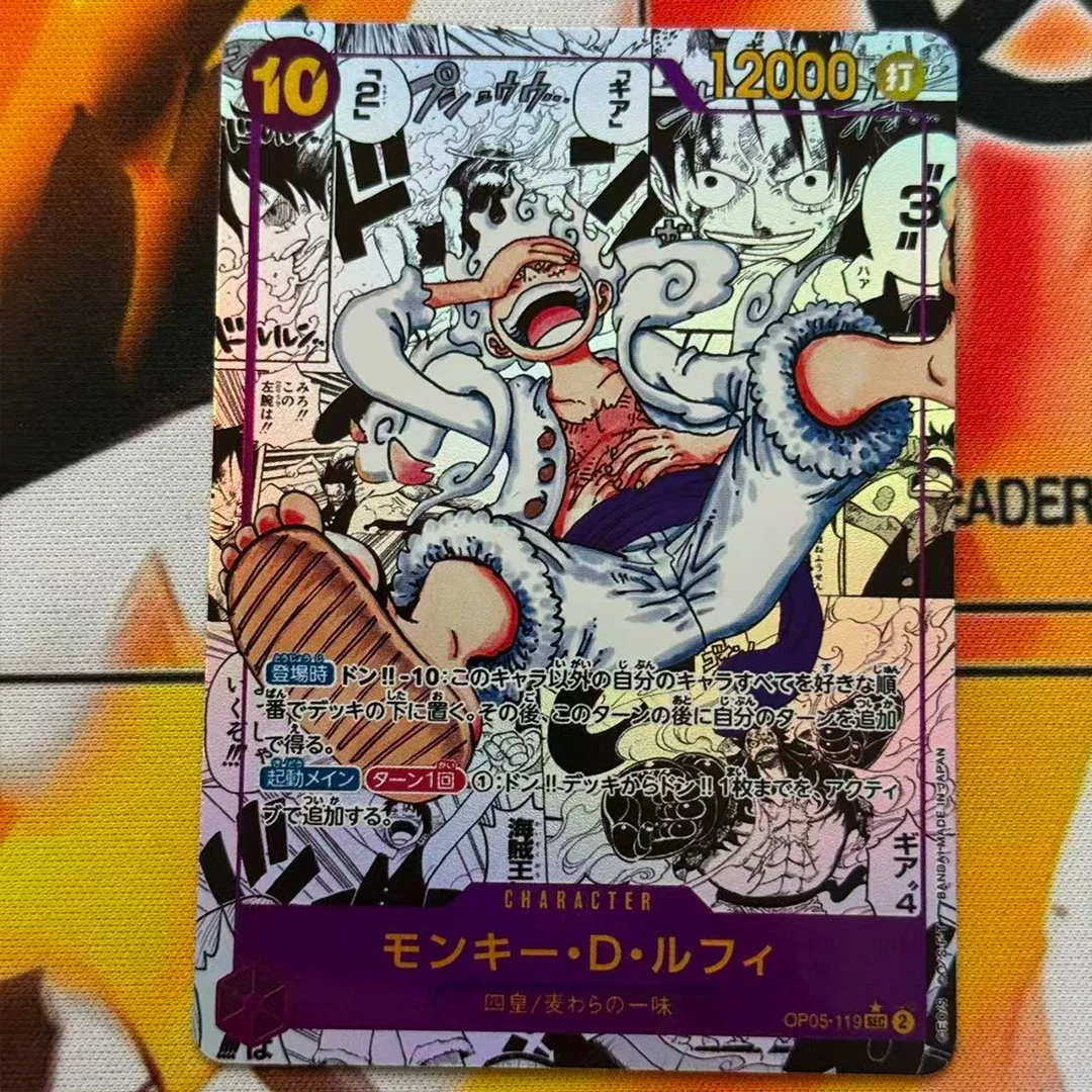 

Коллекционная карта Proxy Card Japanese One Piece OP05-Awakening Of The New Era Monkey D. Luffy OPCG Comic Parallel