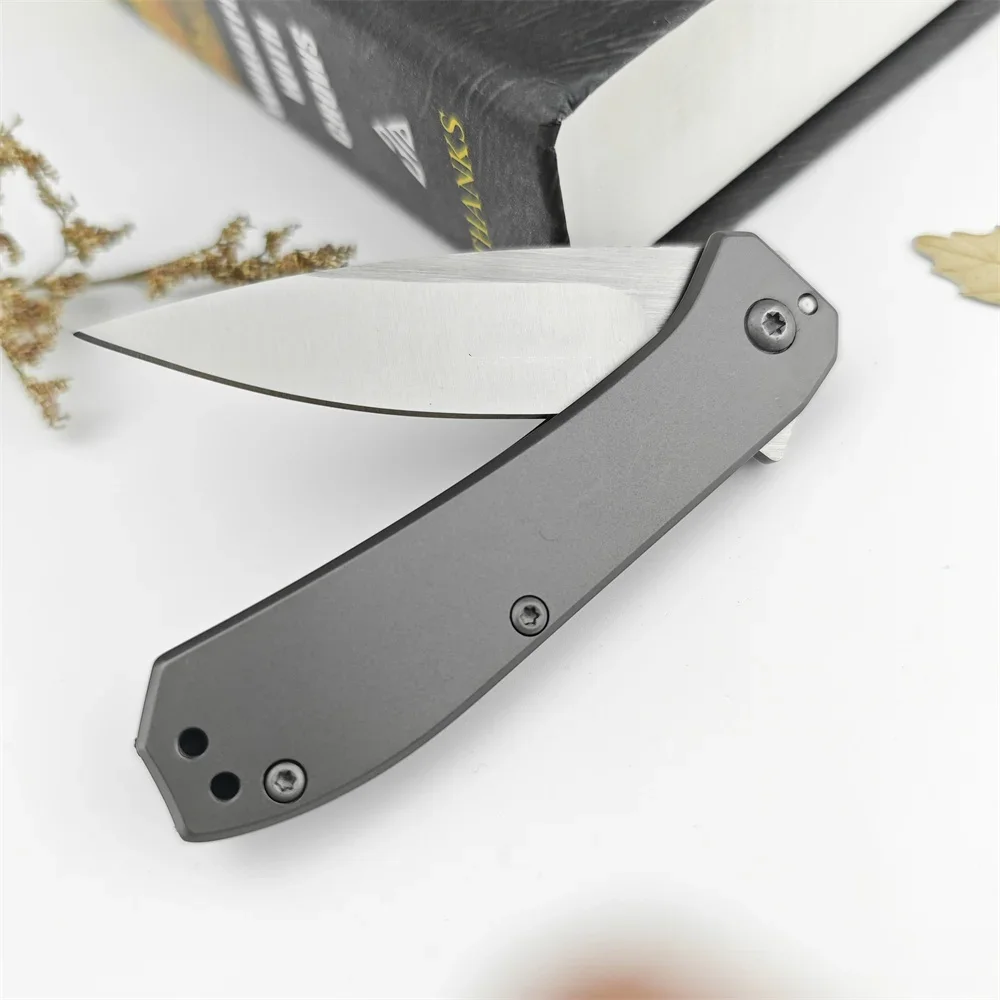 Tactical Folding Knife KS 3870 Assisted Flipper Pocket Knife 8Cr13Mov Blade 420 Steel Handle Outdoor Survival Hunting EDC Tools