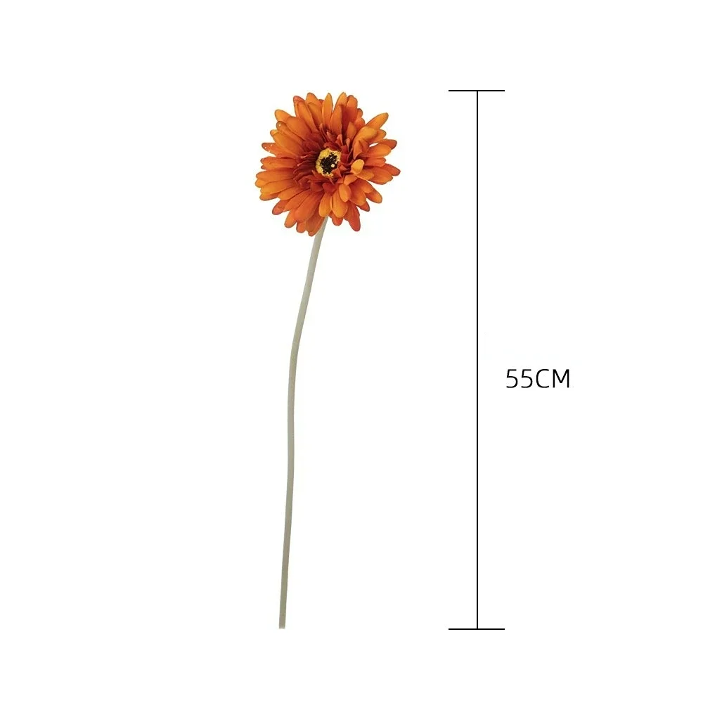 55cm słonecznik kwiat Gerbera sztuczne kwiat Gerbera kwiatowa dekoracja ślubna sztuczny kwiat sztuczna roślina do dekoracji domu