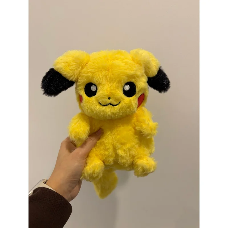 takara-tomy-pokemon-pikachu-plush-–-interactive-squeeze-to-jump-with-movable-ears-official-collectible-gift