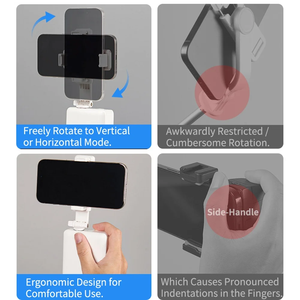 ملحق سيلفي للهاتف قابل للتمديد مع ضوء ملء متعدد الوظائف يقدم خمسة إعدادات سطوع للاستخدام الأمثل #5