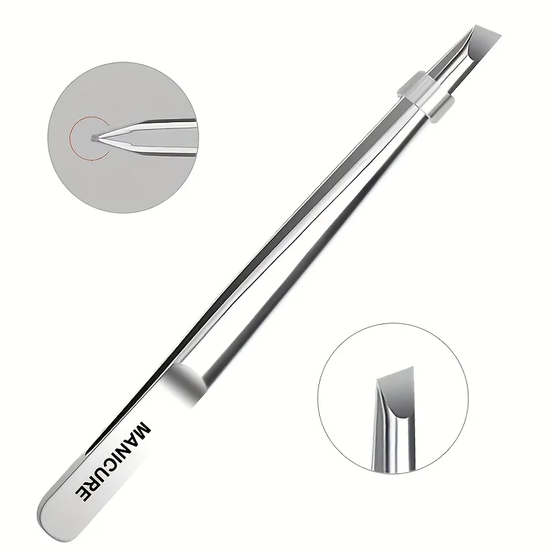 Stainless Steel Slant Tweezers Precision for Eyebrow Grooming, Eyelash Application & Trimming Suitable for Beard, Mustache