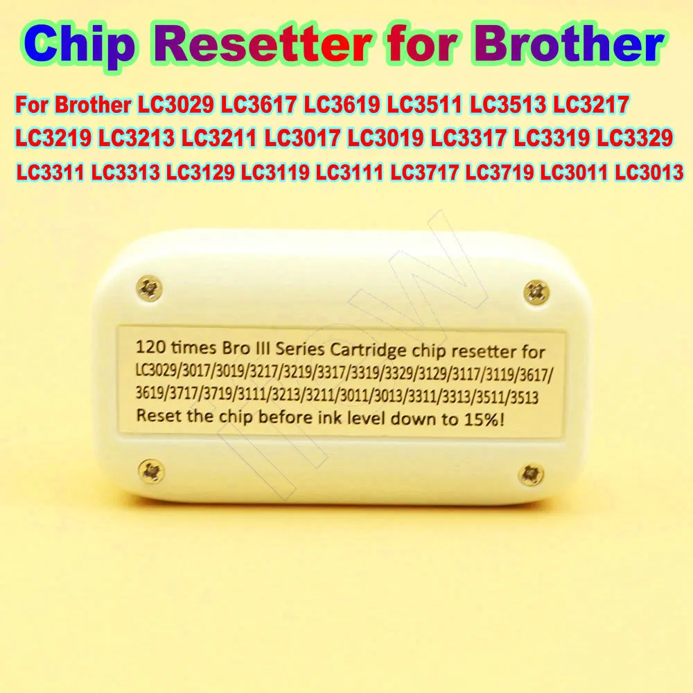 Imagem -03 - Kit de Reposição de Chip para Brother Redefinir para Lc3217 Lc3219 Lc3617 Lc3619 Lc3317 Lc3319 Lc3111 Lc3117 Lc3011 Lc3013 Lc3017 Lc3019 Lc3211