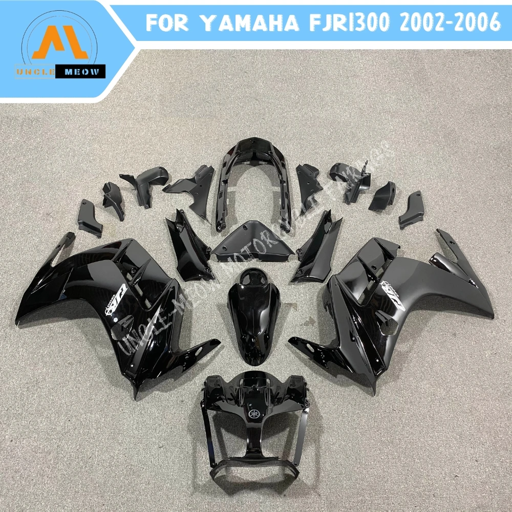 Motorcycle Fairing Kit Fits YAMAHA FJR1300 2002 2003 2004 2005 2006 Customizable High Quality ABS Plastics Full Bodywork Set