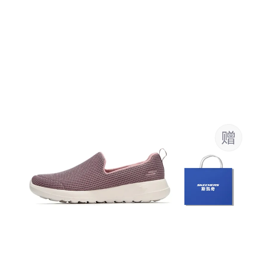 Skechers GO WALK Joy Low top Walking Shoes Women's Gray Pink 15637-MVE view 2