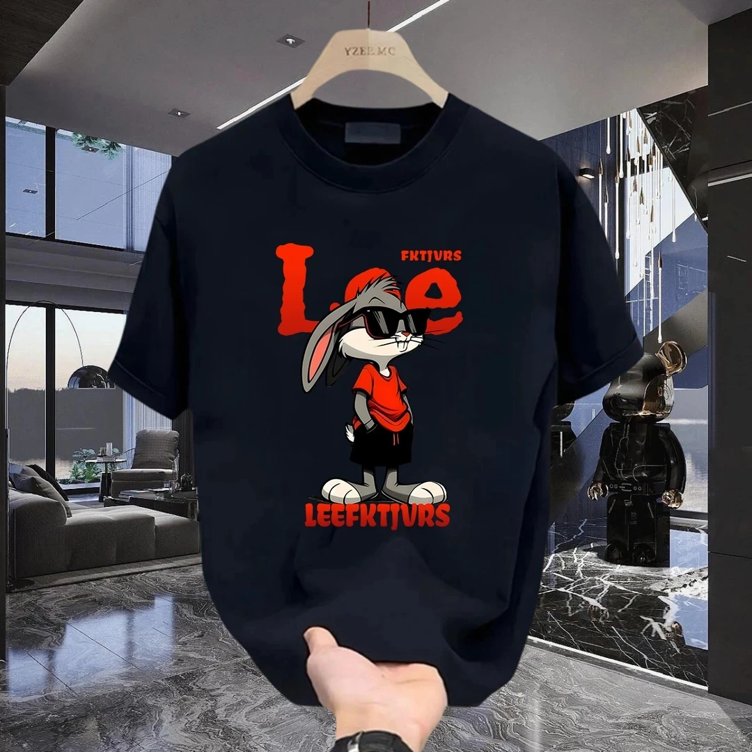 تعاون فاخر وعصري مع قمصان صيفية فريدة ومبتكرة بأكمام قصيرة للأزواج والأطفال والرجال فضفاضة