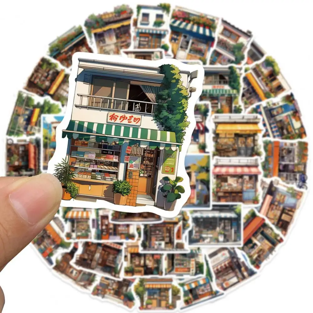 مجموعة ملصقات سلسلة الكرتون الرجعية للهاتف ، والكمبيوتر المحمول ، لوح التزلج ، ملصقات لطيفة ، فن ذاتي الصنع للقصاصات ، جودة عالية ، 55: