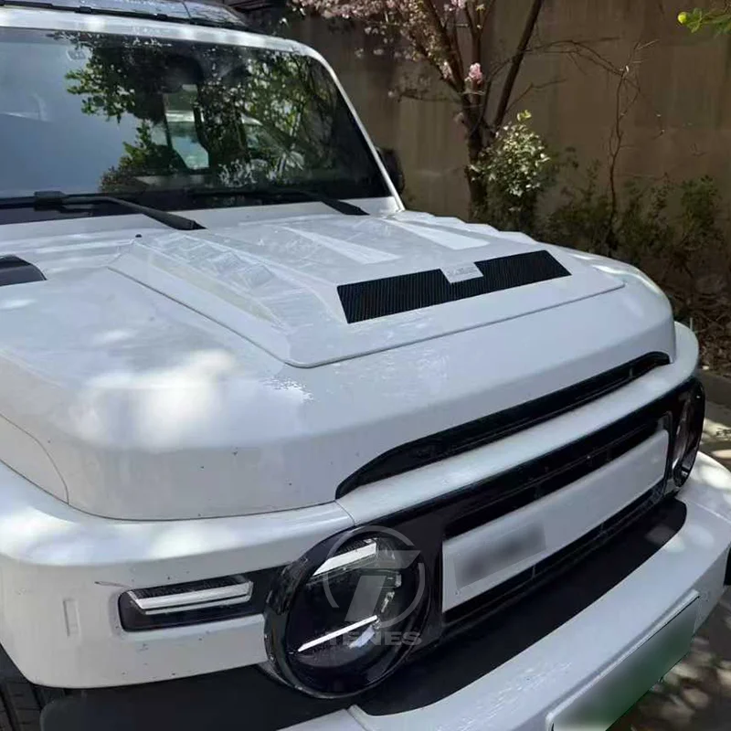 New Off-Road Hood Cover for ICAR V23-ABS Material Screw-On Installation Stone Chip Protection & Dustproof All-Weather Use