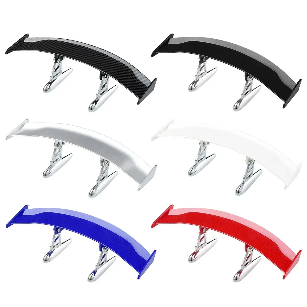 Car Universal Mini Rear Spoiler Tail Wing ABS Car Trunk Spoiler Wing Stable GT Spoiler Wing Adjustable Angle Auto Parts For BMW