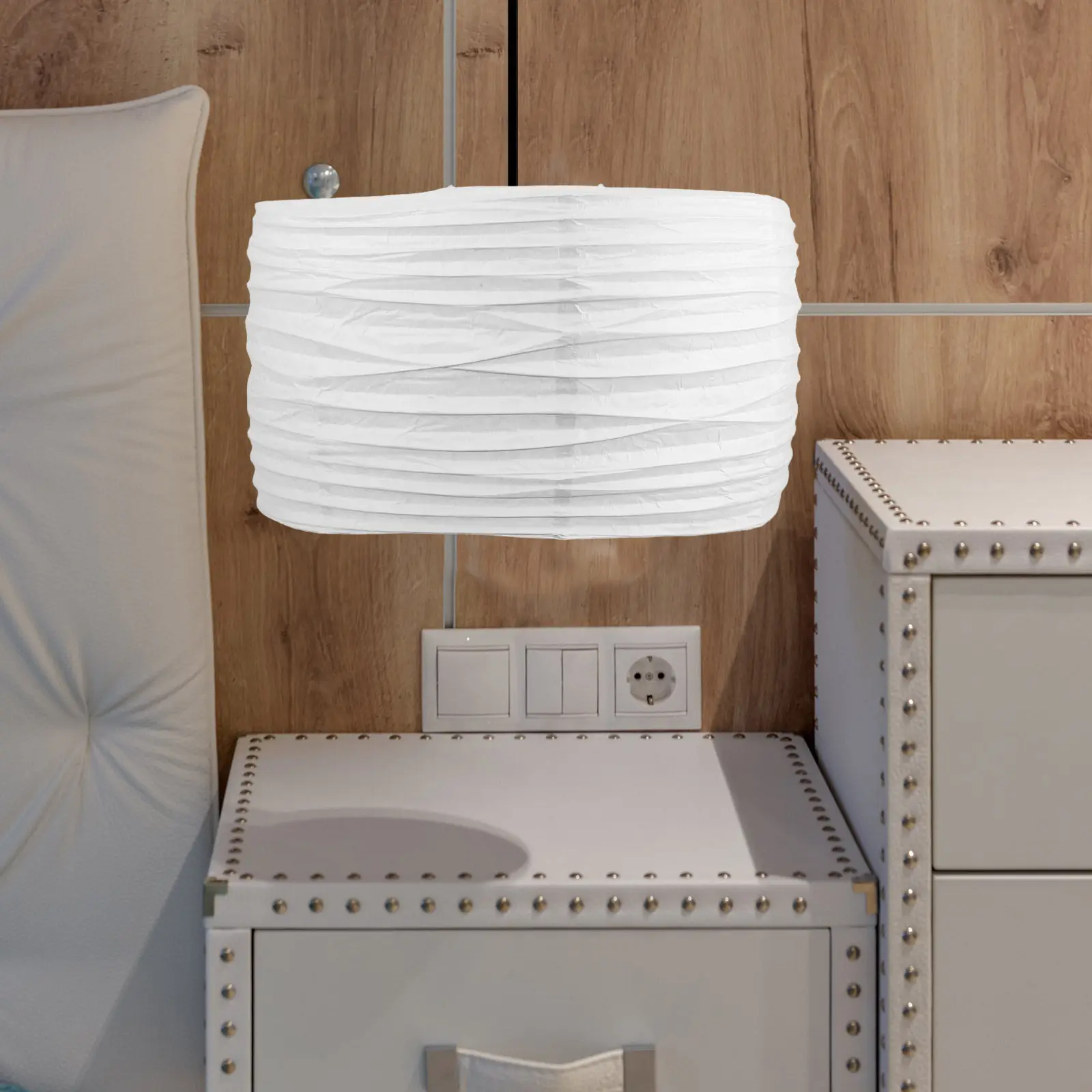 

Складной светильник-оригами в японском стиле, современный подвесной абажур для гостиной, столовой, спальни, потолочный светильник