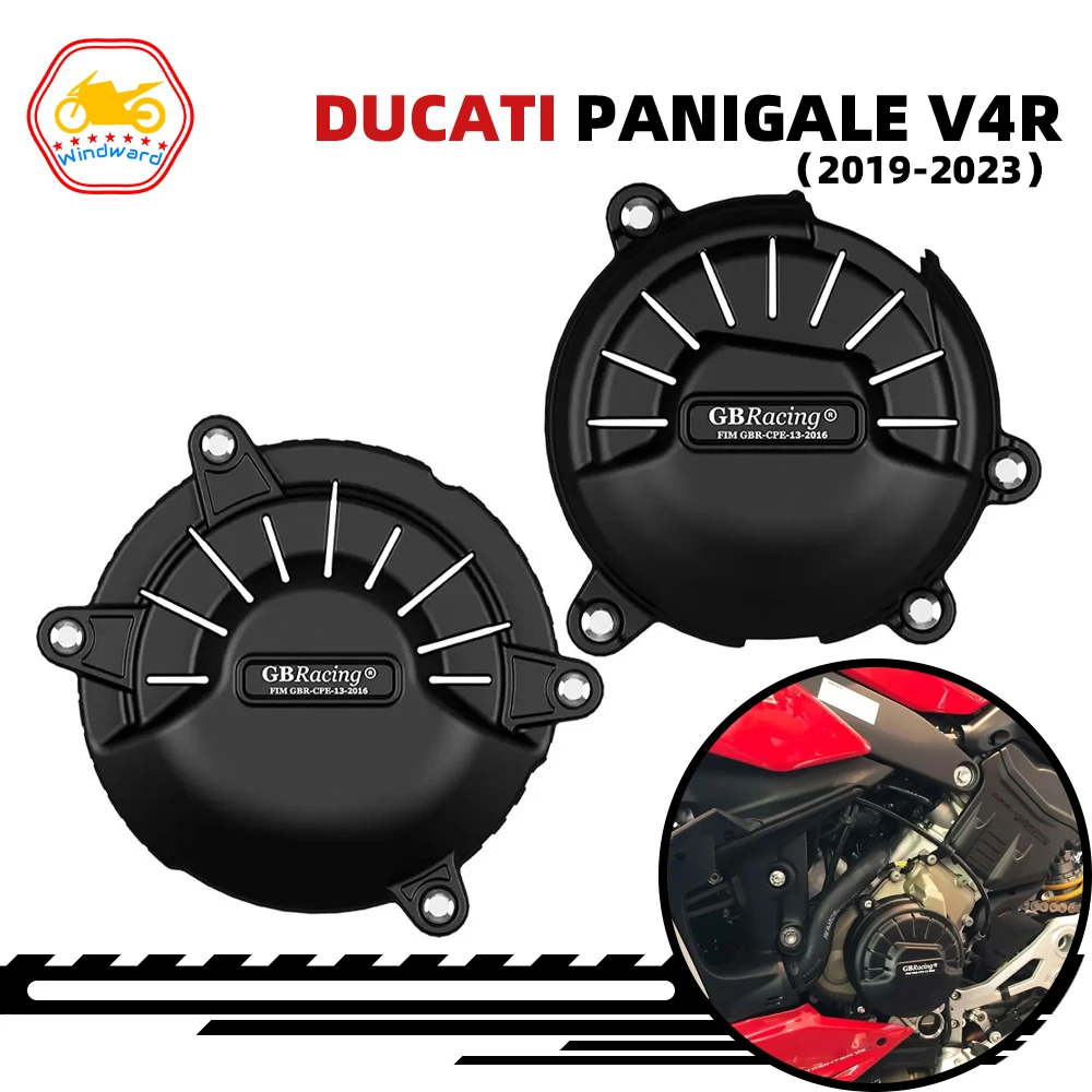 

Motorcycle Accessories Alternator Clutch Engine Protective Cover For GB Racing For Ducati Panigale V4R 2019 2020 2021 2022 2023