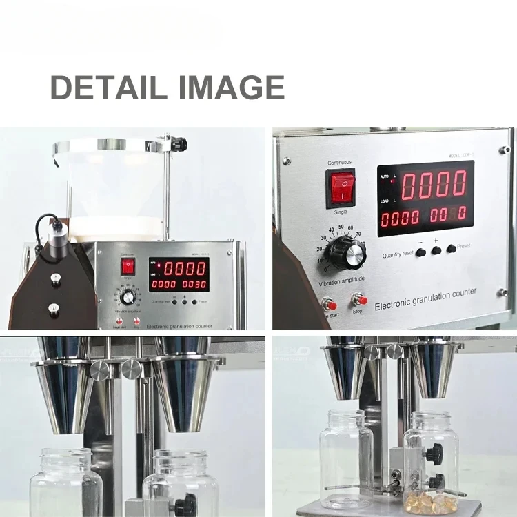 Best Price Small Semi Automatic Vibrating Tablet Bottle Counter Softgel Tablet Counting Machine