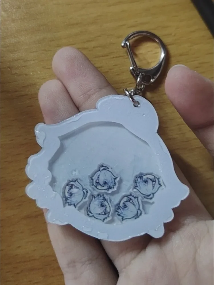 Anime Honkai:Star Rail Phainon Aventurine Dr.Ratio Decor Keychain 4Pcs Mini Acrylic Material Shake Move Toy For Bag Pendant Gift