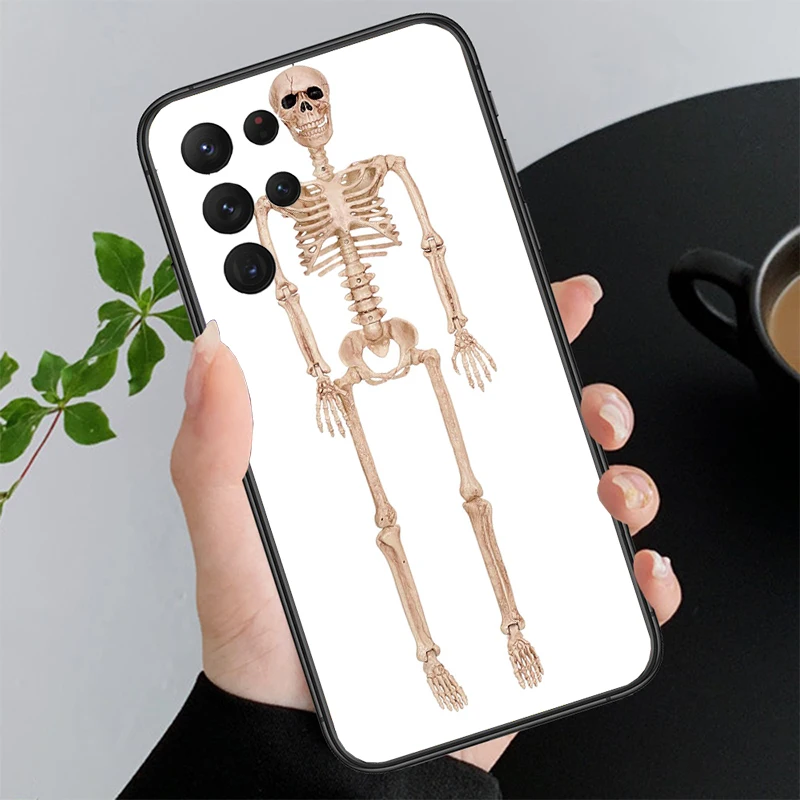 

Skeleton Art Phone Case For Samsung A55 A16 A56 A36 A35 A15 A53 A54 A33 A34 A25 A05S A52 A52S A14 A26 A71