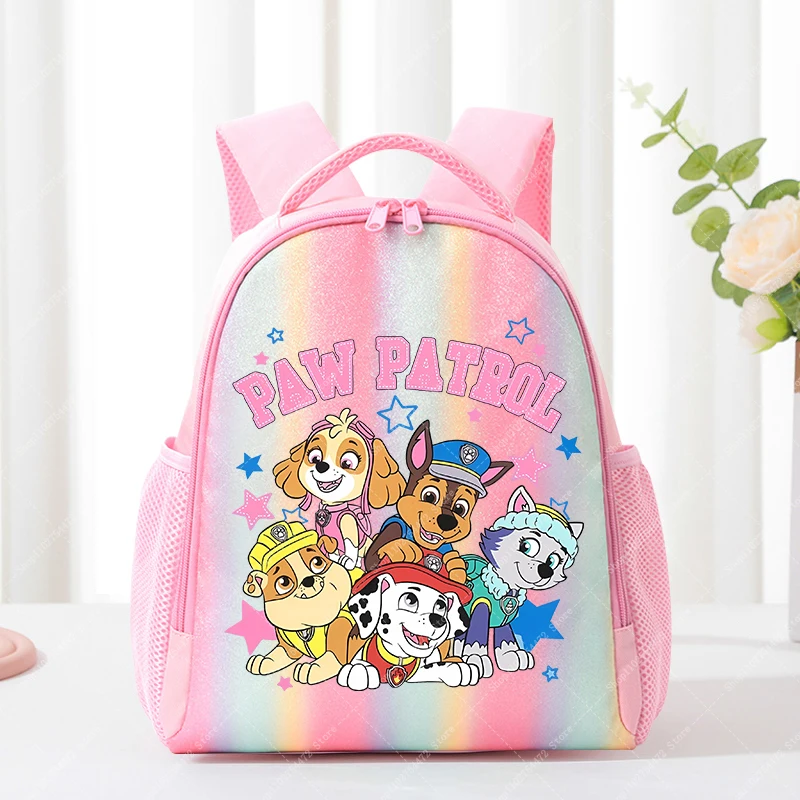 باو باترولز الاطفال أنيمي لطيف على ظهره الأطفال الكرتون المدرسية عارضة الملحقات سكاي فتاة الأزياء حقيبة كتب حقيبة عيد الميلاد هدية