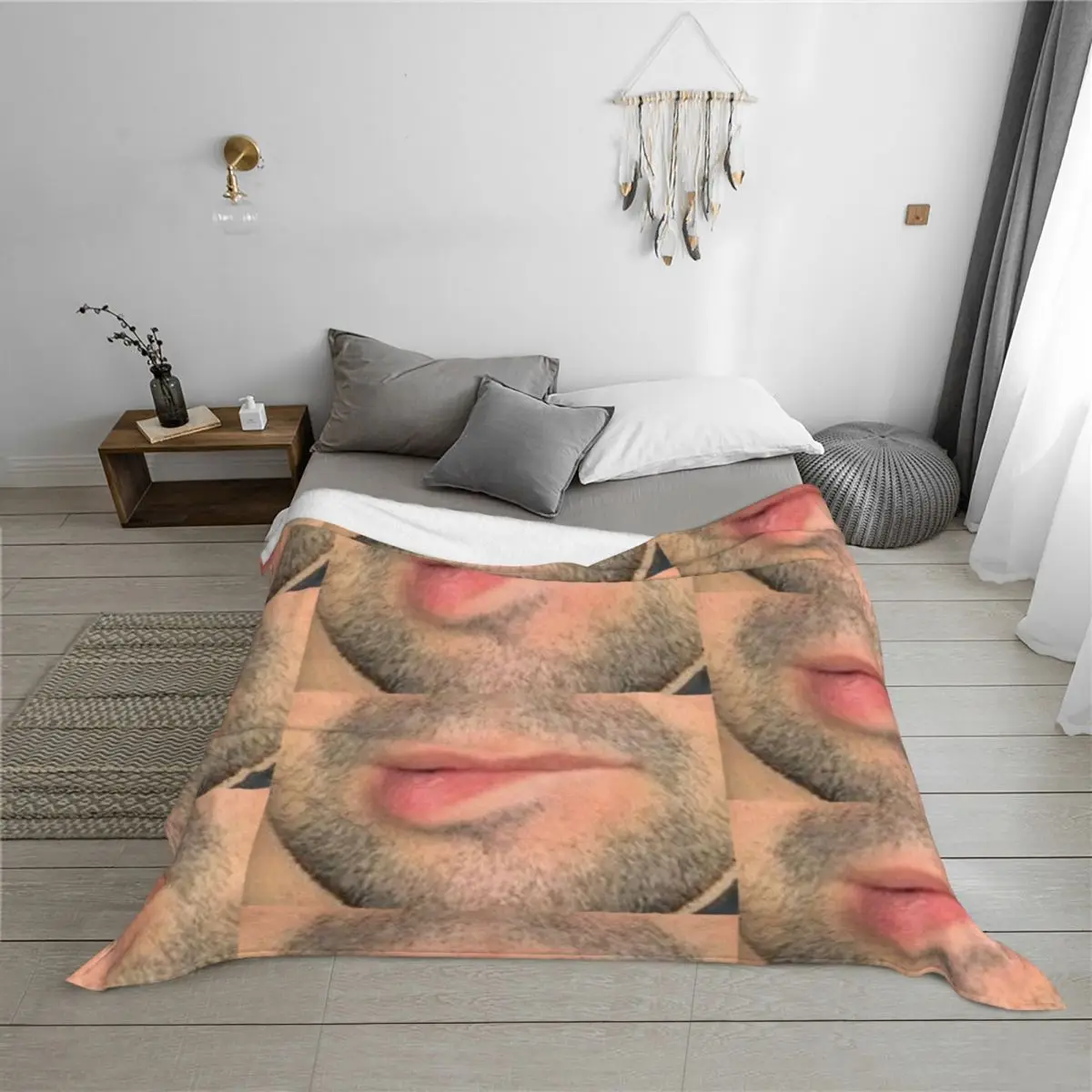 لين دليل ميراندا الشفاه لدغة رمي بطانية الزخرفية بطانيات الفانيلا السياحية لبطانيات الأطفال #3