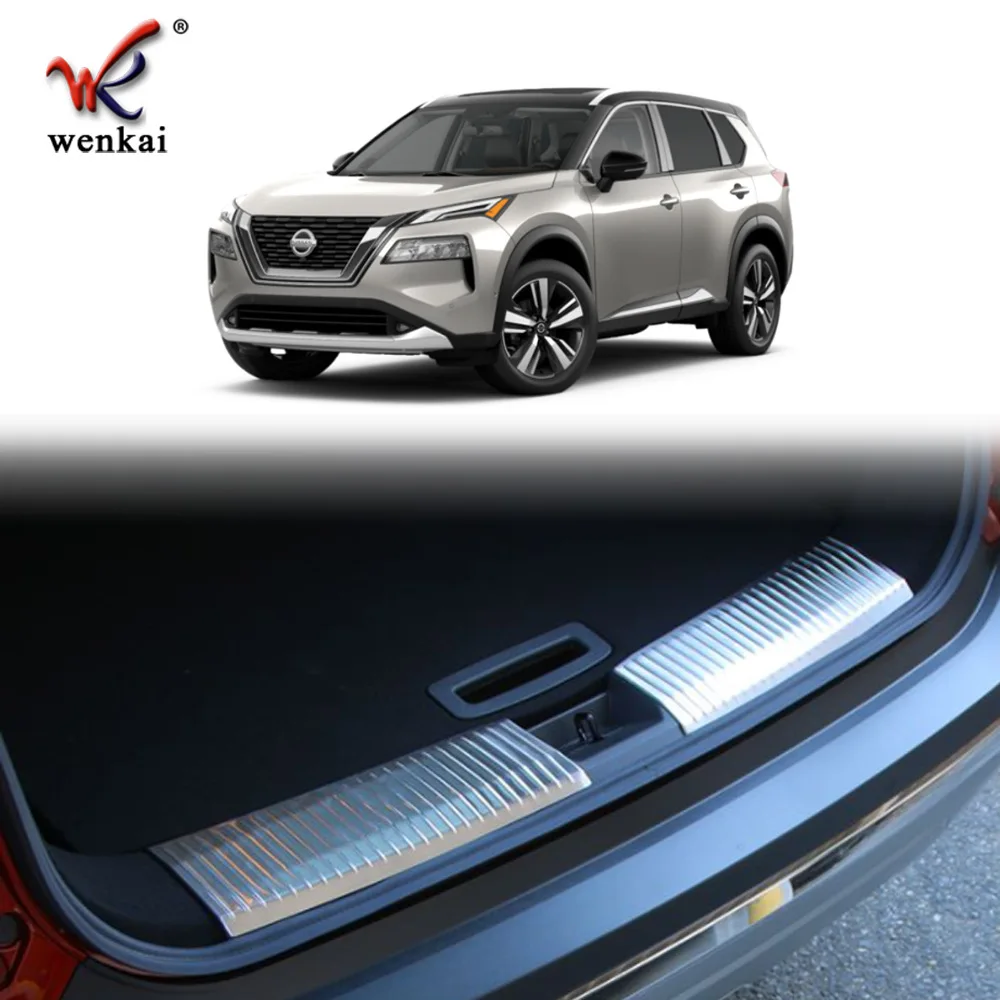 

Rear Bumper Protector Door Sill Cover Trim Fit For Nissan X-Trail X Trail / Rogue T33 2021 - 2024 Modification Accessories